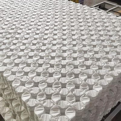 Factory Customization Medium Soft Compressed Roll up Hotel Use Layer Pocket Spring Unit of Non Glue