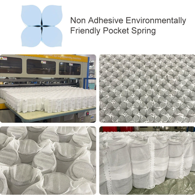 Factory Customization Medium Soft Compressed Roll up Hotel Use Layer Pocket Spring Unit of Non Glue