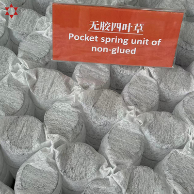 Customization Pocket Coil Spring Spring Pack Unit Steel Wire Environmentally Friendly Layer Pocket Spring Unit of Non Glued