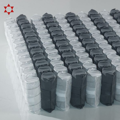 Oem Roll Packed 4/5/6 Turns Single Size Interval 5-Zone Carbon Steel Wire Material Pocket Spring Unit